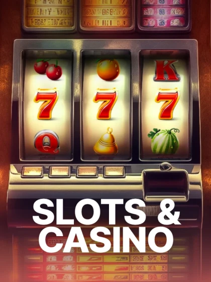 Miniatura de contenido de casino con iluminación neón y composición moderna.